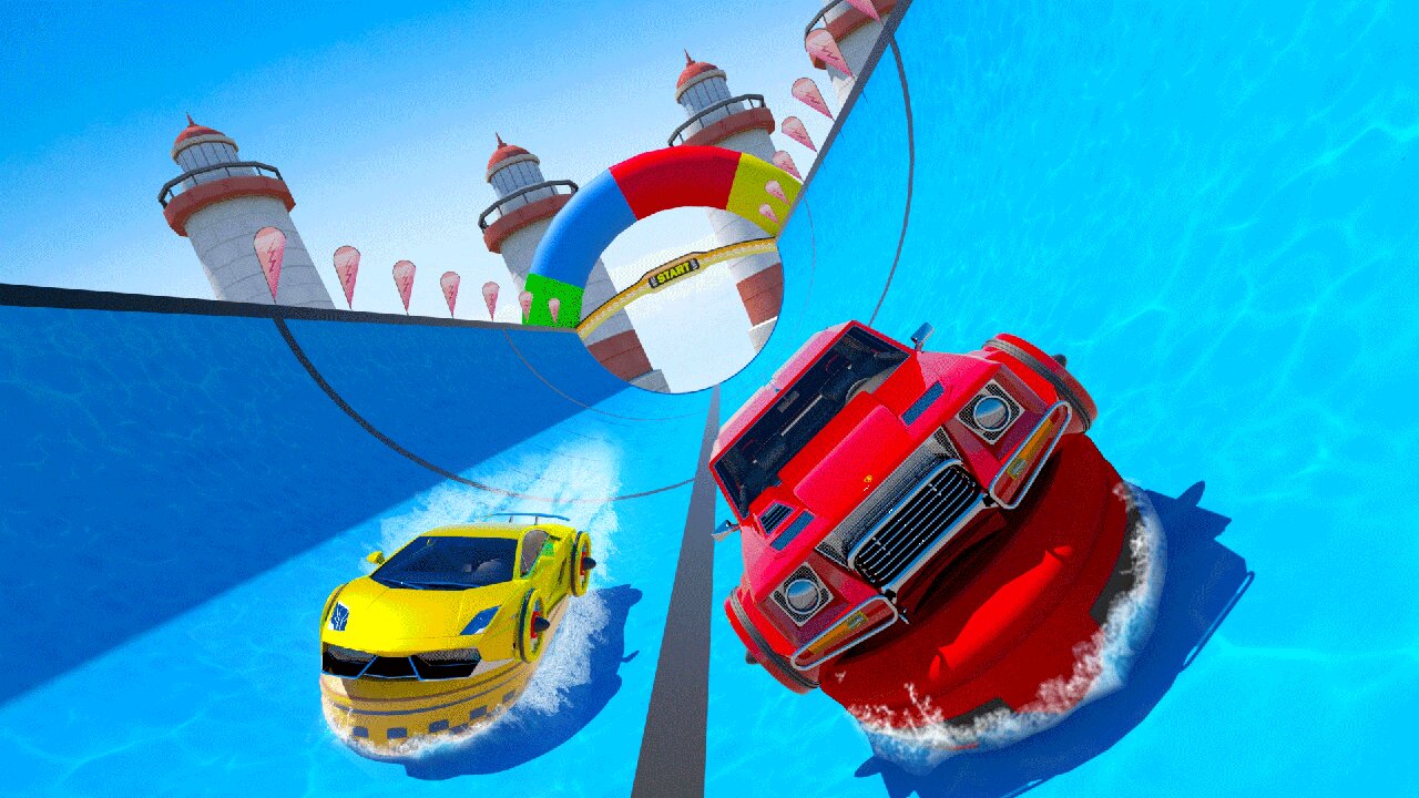 Скачать Jetski Speed Boat Racing Stunt 1.0.59 для Android