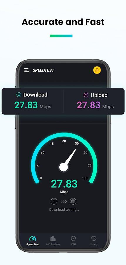 Скачать Тест скорости интернета 2.1.53 для Android
