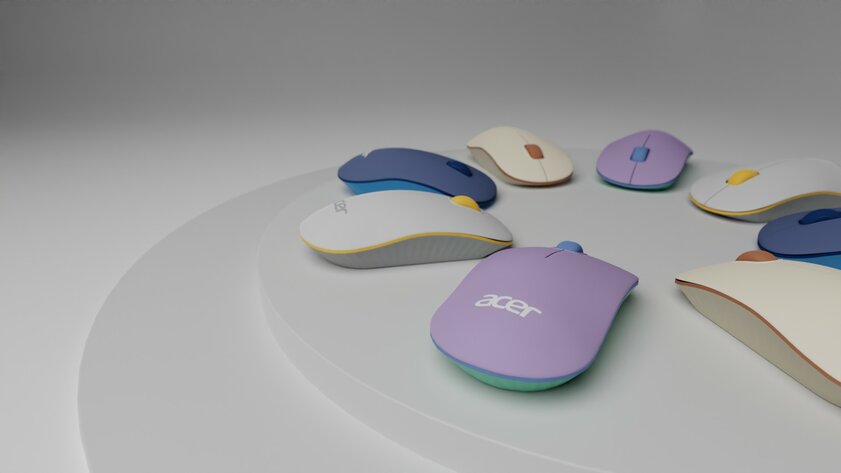 Acer представила мышки и беспроводной набор в модных расцветках. Понравится всем