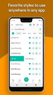 Stylish Text – клавиатура шрифтов 2.5.4. Скриншот 3