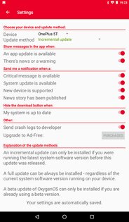 Oxygen Updater 6.6.0. Скриншот 12