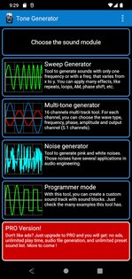 Tone Generator 3.80. Скриншот 1