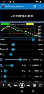Tone Generator 3.80. Скриншот 4