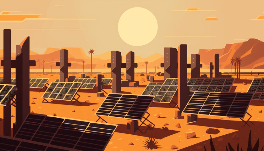 Застройка 1,2% Сахары солнечными батареями обеспечит энергией всю планету. Почему так не делают