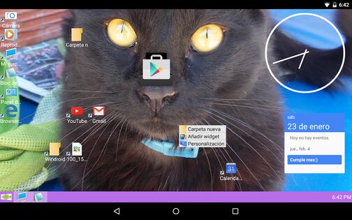 Windroid Launcher 4.10.3. Скриншот 10