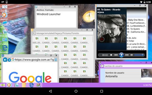 Windroid Launcher 4.10.3. Скриншот 11