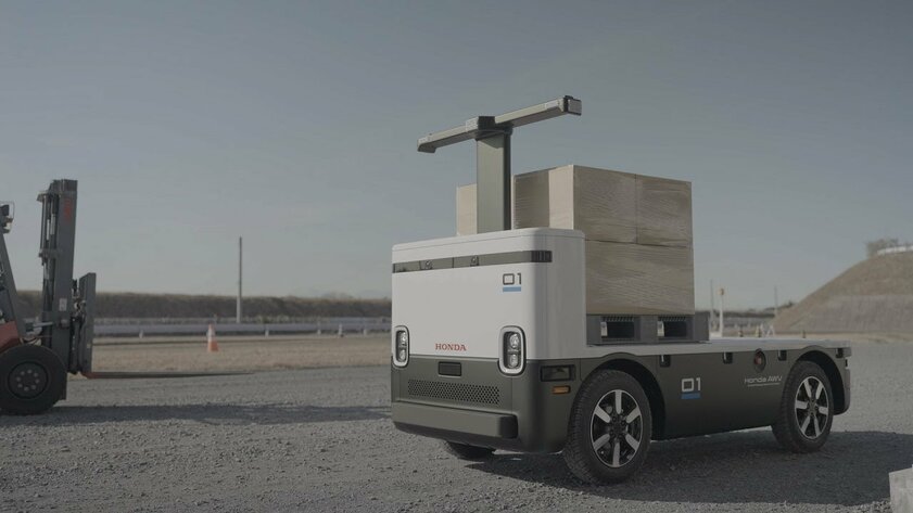 Honda представила небольшой беспилотный грузовик: для стройки и работы на складе