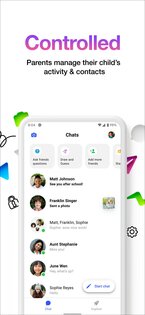 Facebook* Messenger для детей 281.0.0.53.212. Скриншот 3