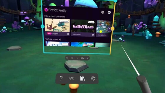Firefox Reality 12.2. Скриншот 4