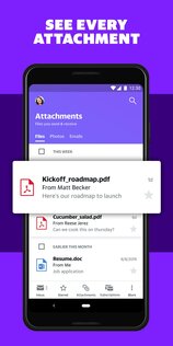 Yahoo Почта Go 7.61.1. Скриншот 2