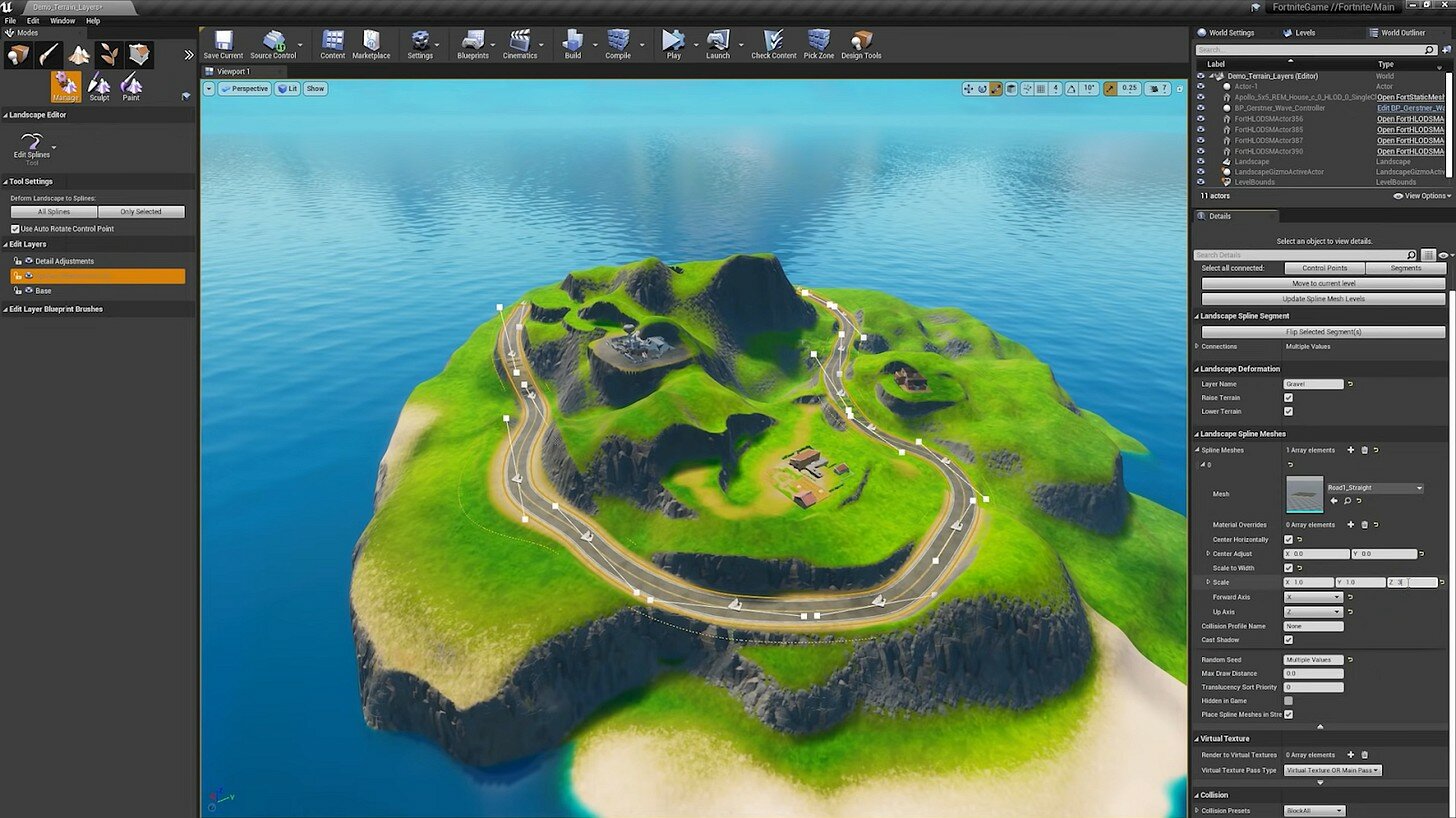 Epic Games анонсировала приложение Unreal Editor. Можно создавать игры  внутри Fortnite