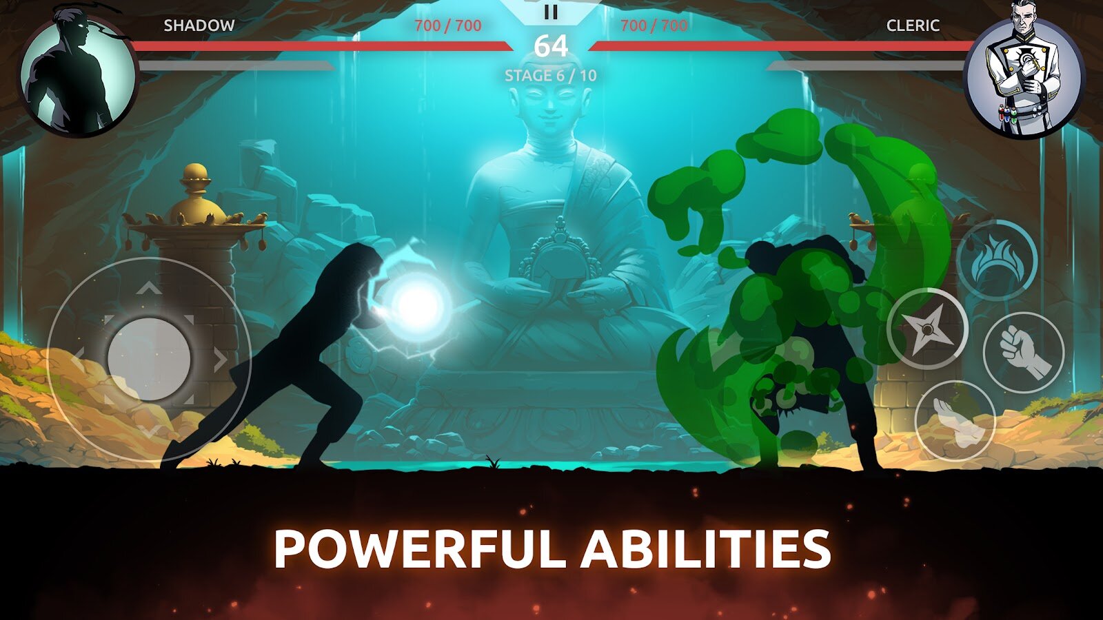 Взлом Shadow Fight 2: много золота и кристаллов, бессмертие, все открыто на Андроид