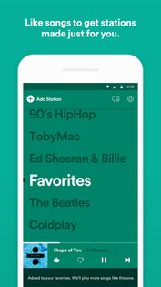 Spotify Stations 0.4.17.32. Скриншот 3