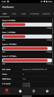 CPU Info 5.4.0. Скриншот 1
