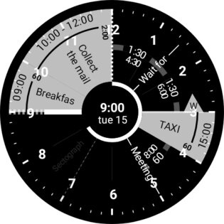 Sectograph – планировщик дня 5.30. Скриншот 14