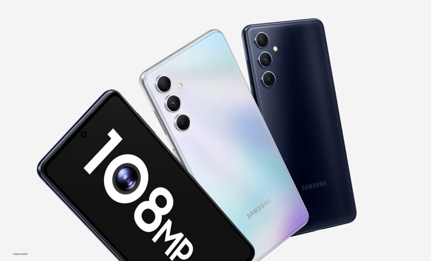 Samsung представила смартфон Galaxy M54: 108 Мп, 6000 мА⋅ч и Android 13