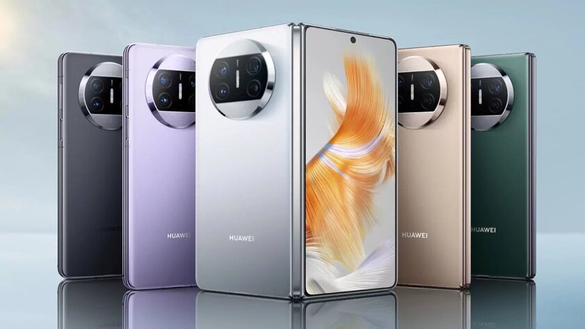 HUAWEI выпустила складной смартфон Mate X3: небольшие вес и толщина, спутниковая связь и до 1 ТБ памяти
