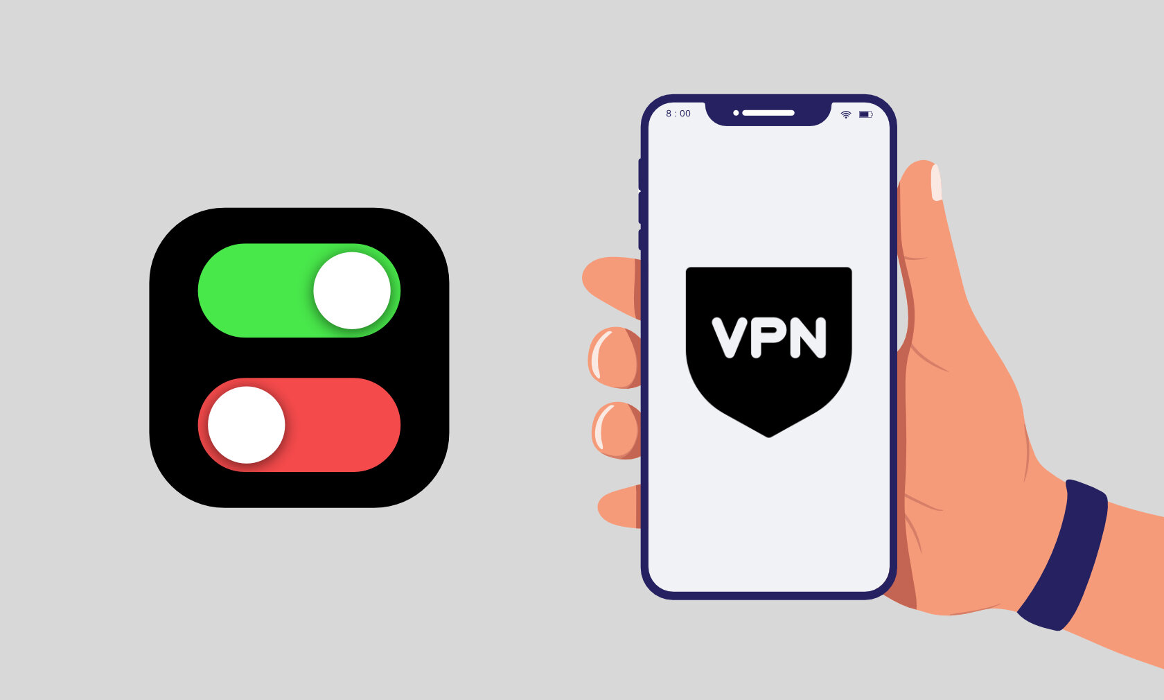 Как автоматически включать VPN с запуском определённых приложений на iPhone  (и выключать)