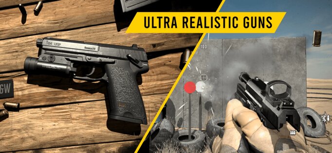 GUNSIM – 3D FPS Shooting Guns 0.8.114. Скриншот 1