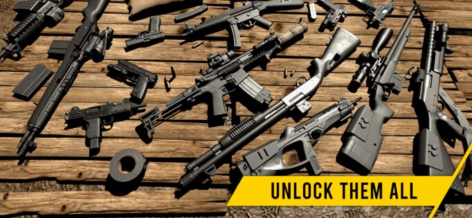 GUNSIM – 3D FPS Shooting Guns 0.8.114. Скриншот 5