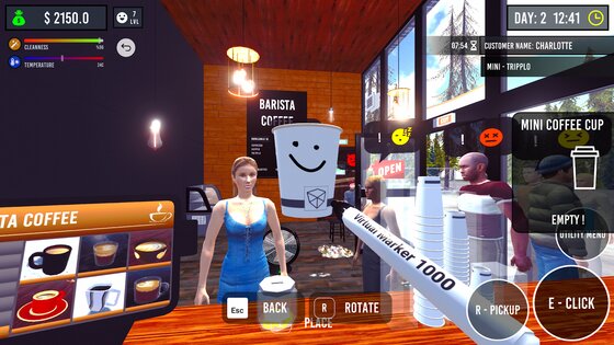 Barista Simulator 0.5.6. Скриншот 4