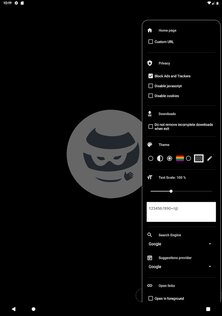 OH Private Browser 1.6.4. Скриншот 7