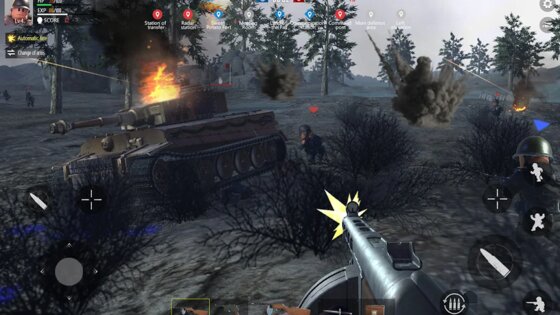 Ardennes Fury: WW2 FPS Guns 10.0. Скриншот 2