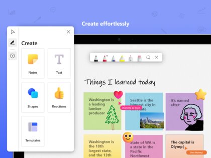 Microsoft Whiteboard 1.301.0.25021818. Скриншот 7