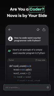 Nova – ChatGPT AI Chatbot 3.8.23. Скриншот 5