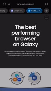 Samsung Internet Browser 24.0.7.1. Скриншот 2