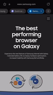 Samsung Internet Browser 27.0.0.79. Скриншот 2