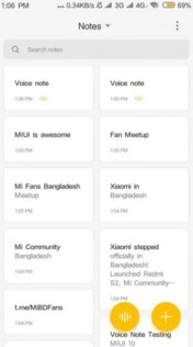 Xiaomi Заметки 1.2.5.5. Скриншот 1