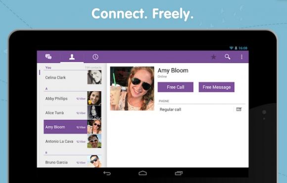 Приложение Viber теперь позволяет совершать звонки на любые сотовые номера