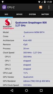 CPU-Z 1.49. Скриншот 1