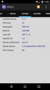 CPU-Z 1.49. Скриншот 3