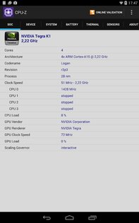 CPU-Z 1.49. Скриншот 8