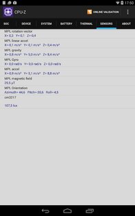 CPU-Z 1.49. Скриншот 13