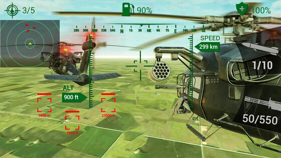 Gunship Helicopter War 1.8.8. Скриншот 11