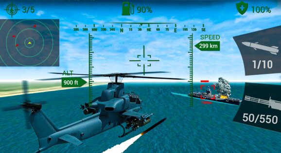 Gunship Helicopter War 1.8.8. Скриншот 21