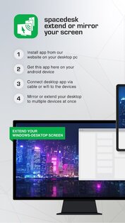 spacedesk – дополнительный экран 2.1.24. Скриншот 1