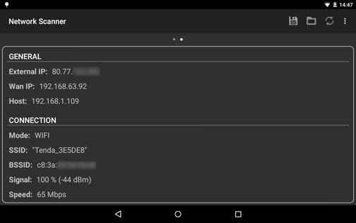Network Scanner 2.7.5. Скриншот 10