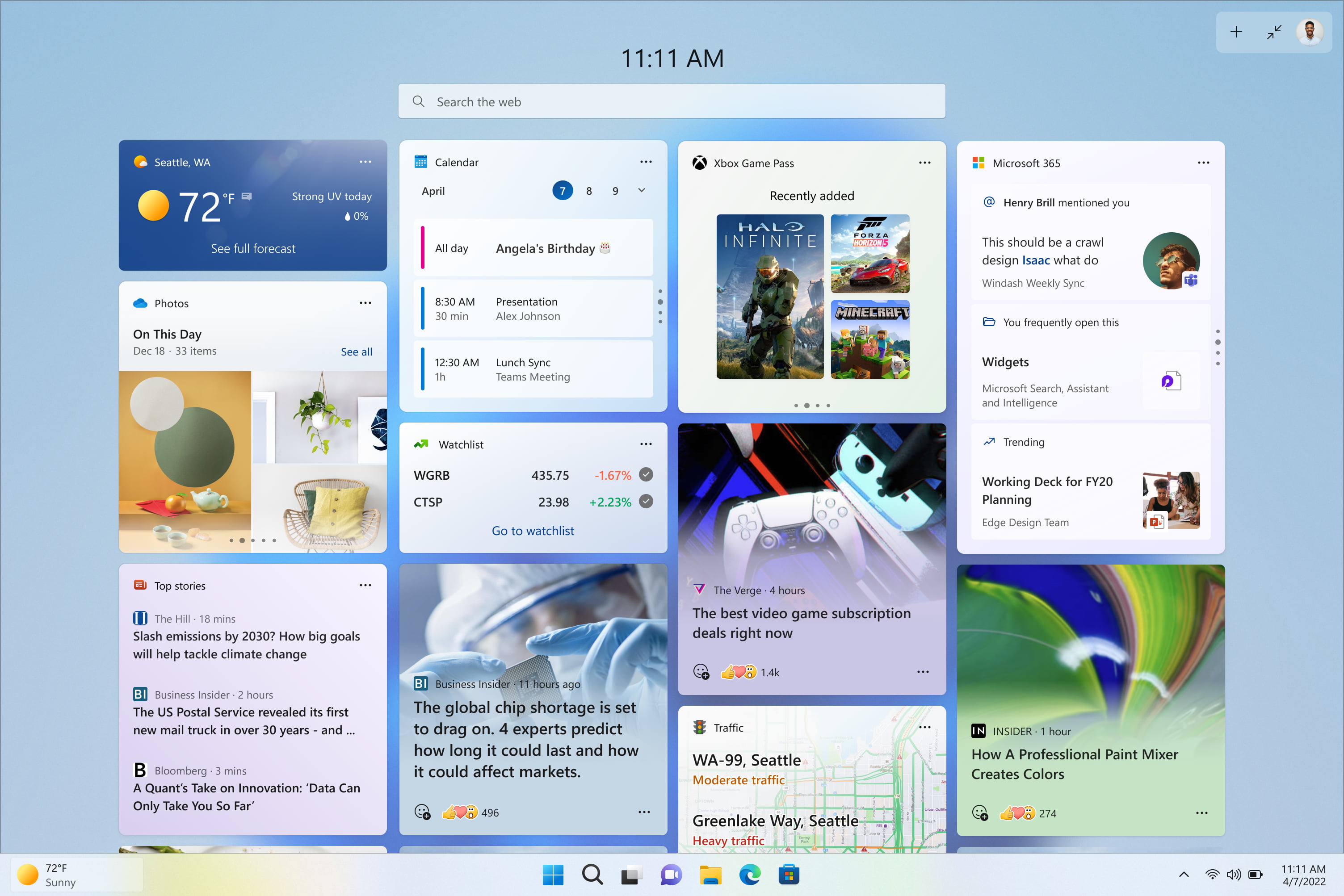 Microsoft добавит в виджеты Windows 11 наиболее востребованную функцию