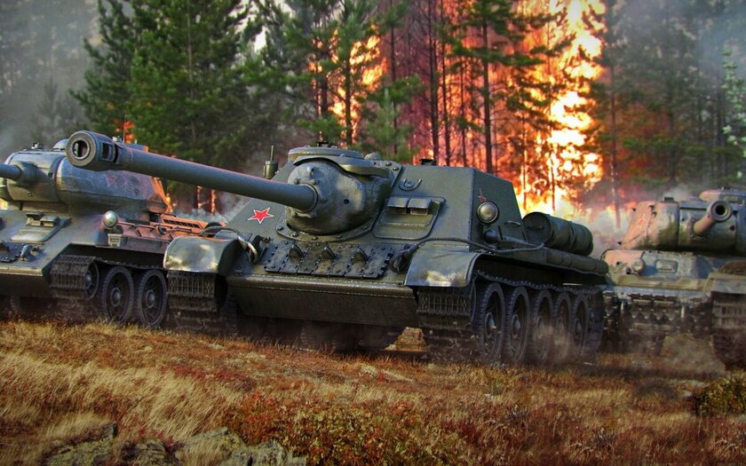 «Мир танков» крупно обновился: праздничный контент, новый режим и первая в игре огнемётная машина