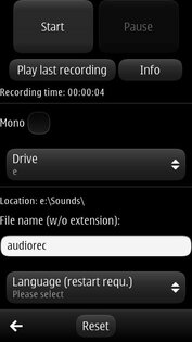 AudioRec Pro 1.0.7. Скриншот 1