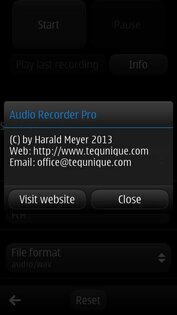 AudioRec Pro 1.0.7. Скриншот 2