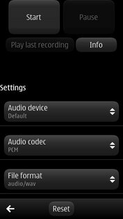 AudioRec Pro 1.0.7. Скриншот 3