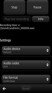 AudioRec Pro 1.0.7. Скриншот 4