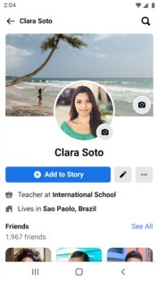 Facebook* Lite 465.0.0.11.109. Скриншот 5