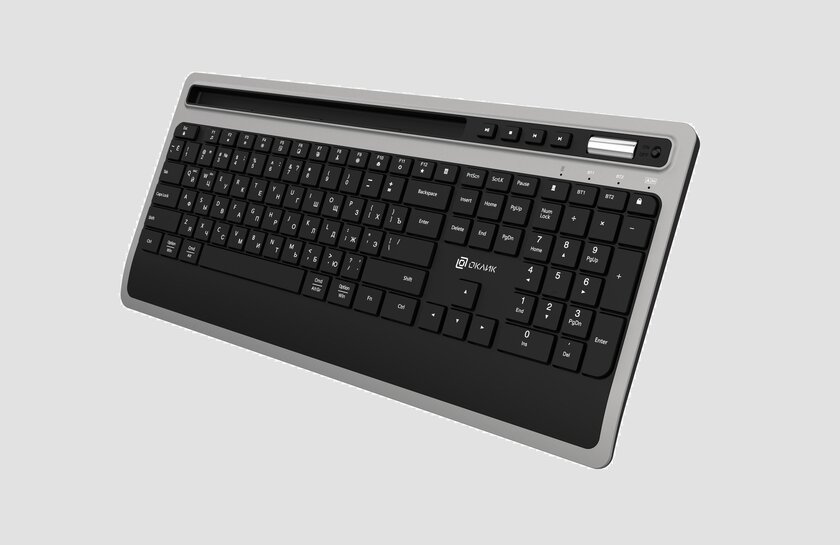 Для работы и дома: ОКЛИК представила стильные беспроводные клавиатуры 860S и 865S