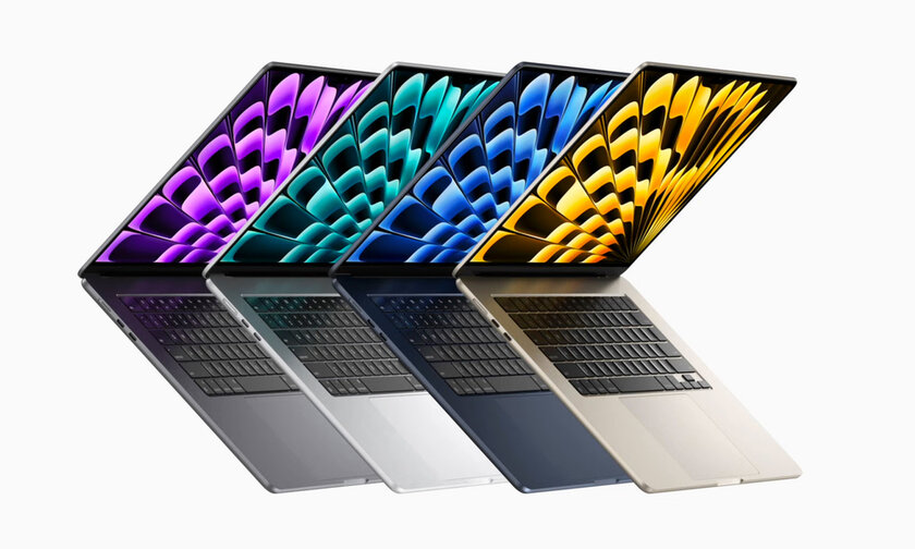 Apple представила 15-дюймовый MacBook Air в необычных расцветках